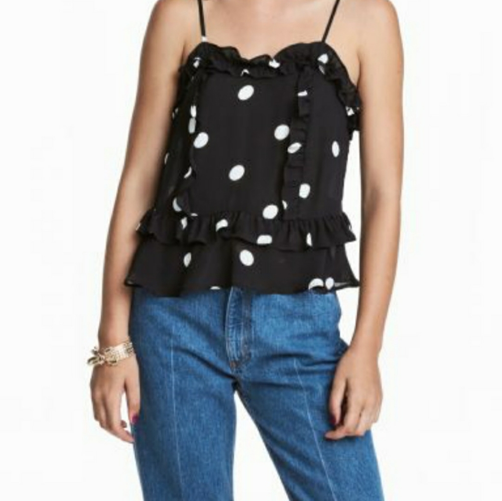 Camisole top with Flounce